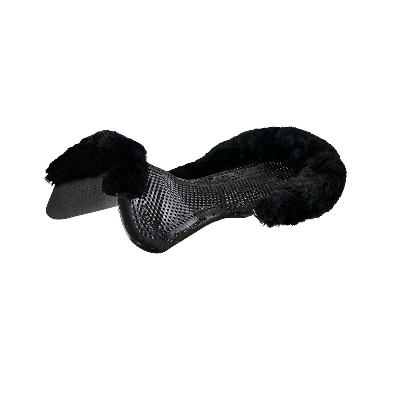 ACAVALLO Gel NS-S Classic-S Cut Out Flat Nero AC168 BLACK SHEEPSKIN BLACK 