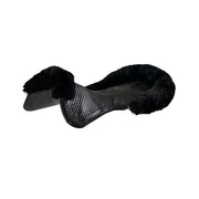 ACAVALLO Gel NS-S Classic-S Cut Out Flat Nero AC168 BLACK SHEEPSKIN BLACK 