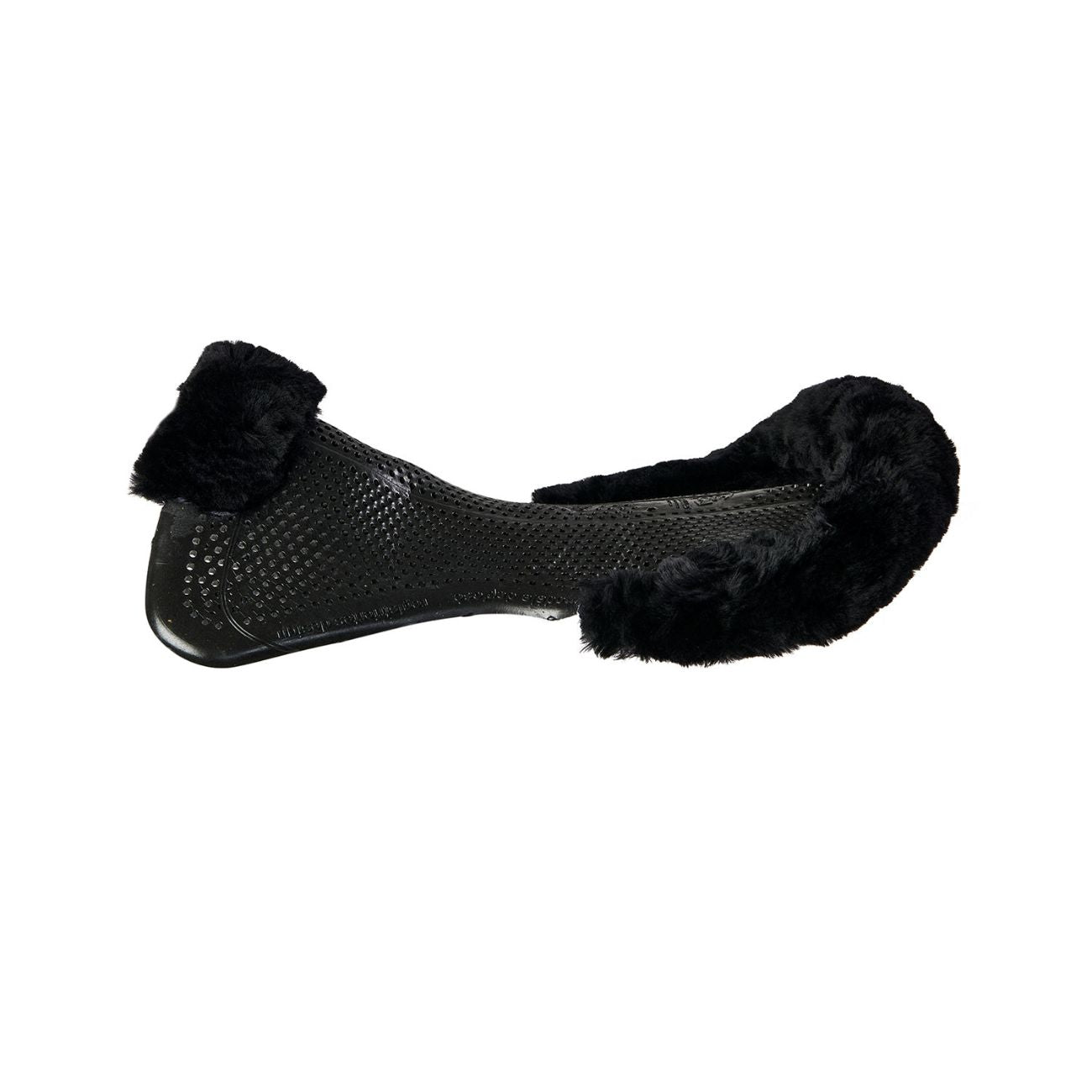 ACAVALLO Gel NS-S Classic-S Cut Out Flat Nero AC168 BLACK SHEEPSKIN BLACK 
