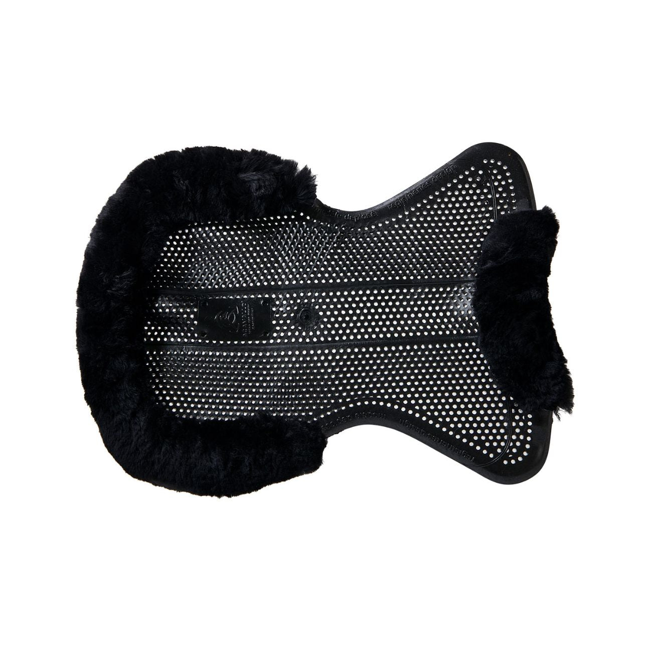 ACAVALLO Gel NS-S Classic-S Cut Out Flat Nero AC168 BLACK SHEEPSKIN BLACK 