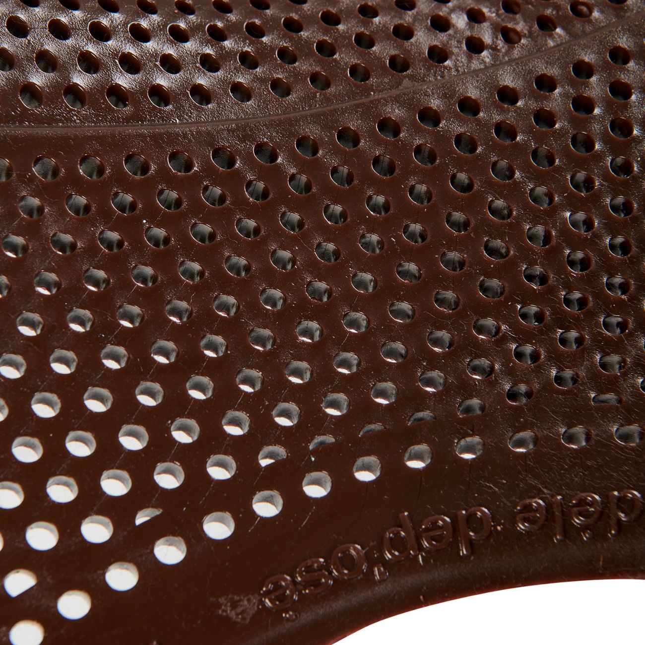 ACAVALLO Gel NS-S Classic-S Cut Out Flat Marrone AC168 BROWN SHEEPSKIN BROWN 
