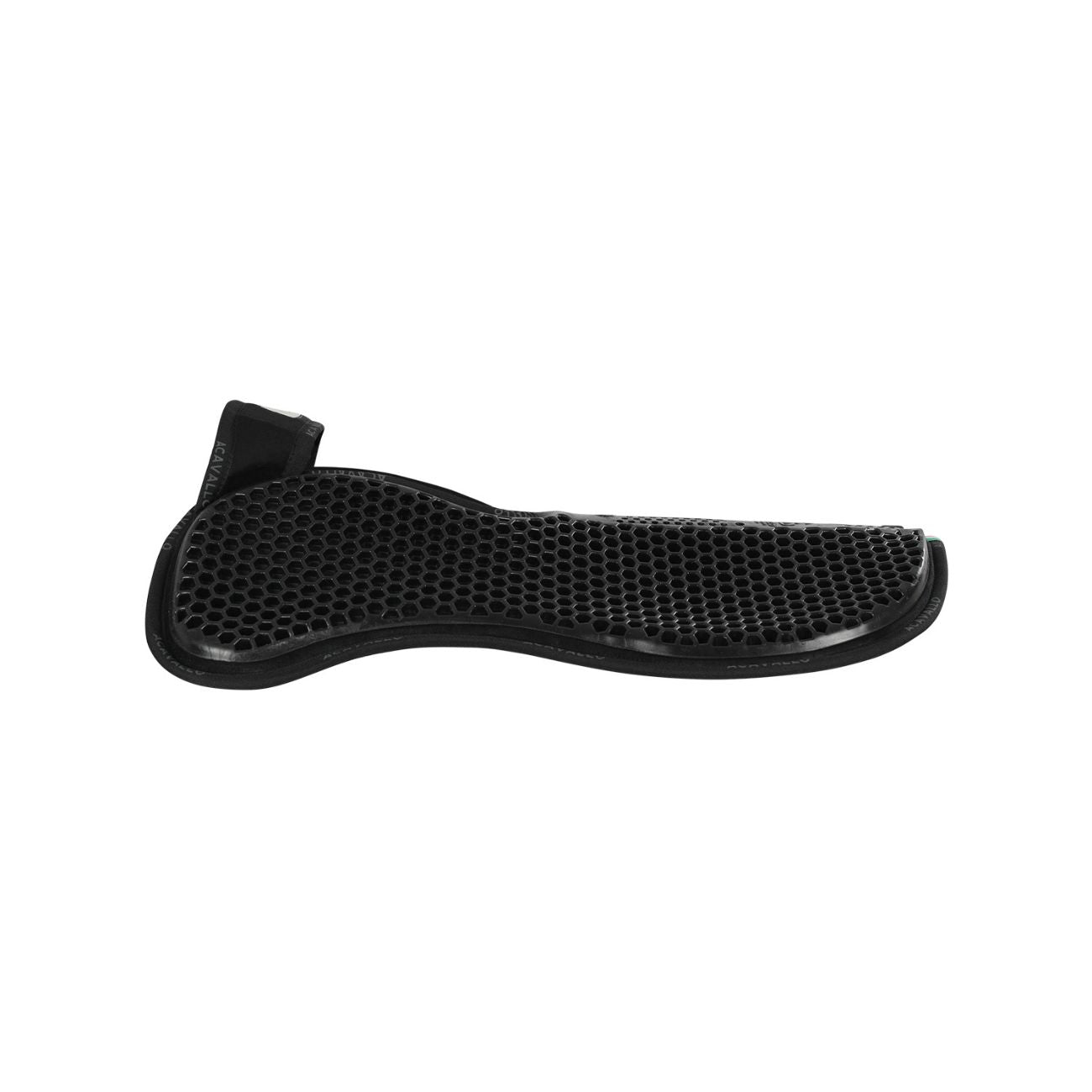 ACAVALLO Compensatore MF WFS Withers Free Con Camoscio E Gel Hexagonal Flat Nero<BR/> AC215 BLACK 