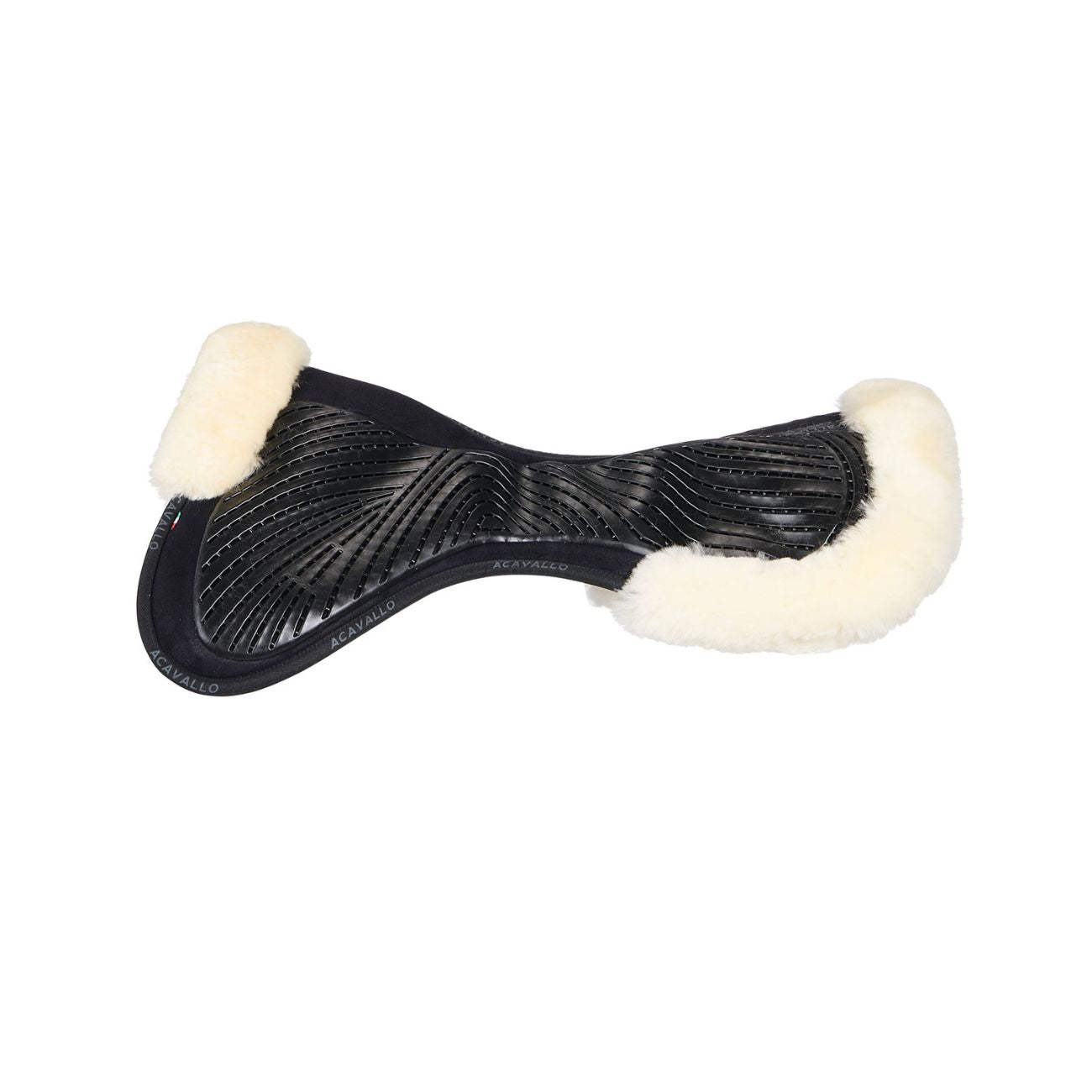 ACAVALLO Compensatore Da Salto Close Contact Shape Acavallo Nero/Naturale AC235 BLACK SHEEPSKIN NATURAL 