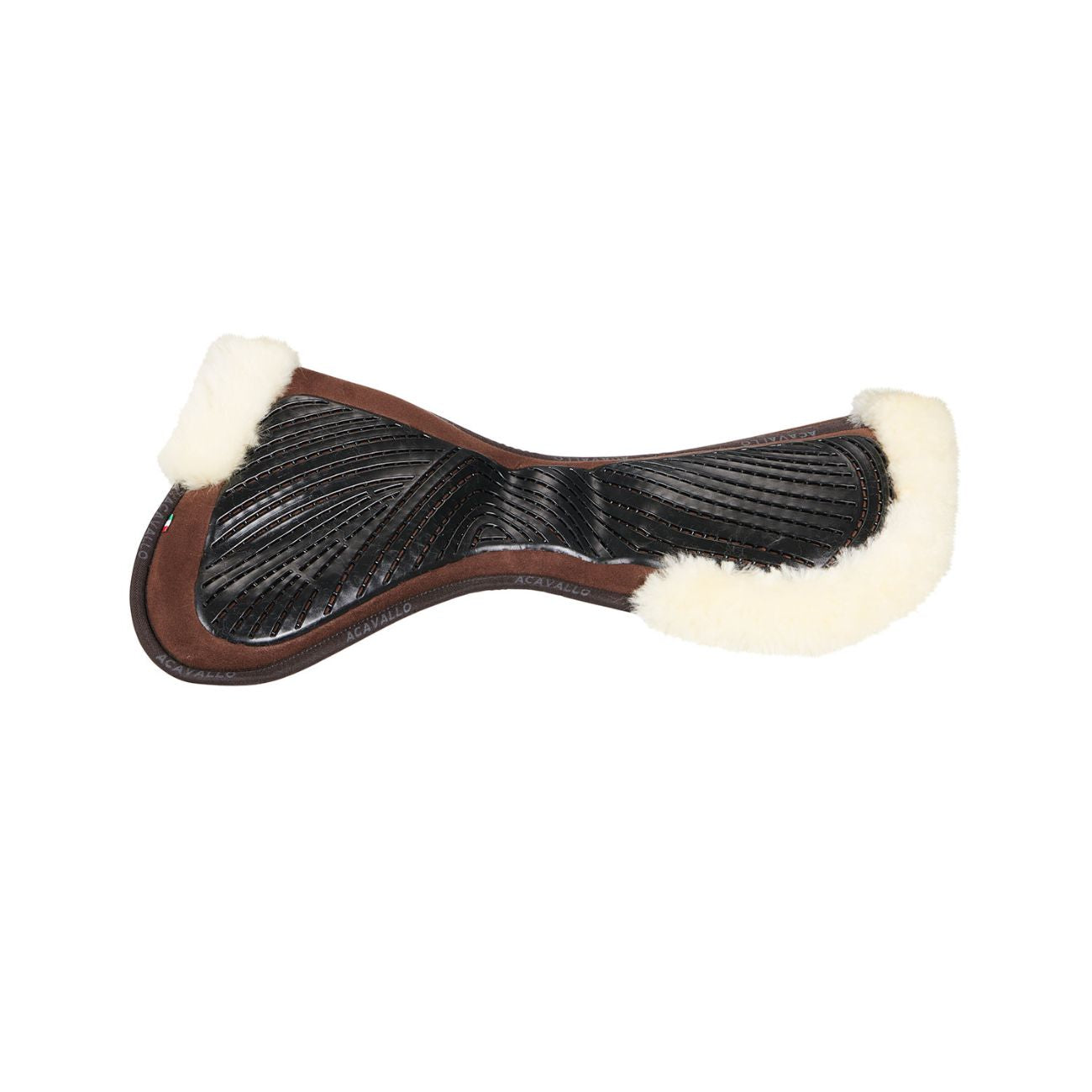 ACAVALLO Compensatore Da Salto Close Contact Shape Acavallo Marrone/Naturale AC235 BROWN SHEEPSKIN COLOR NATURAL 