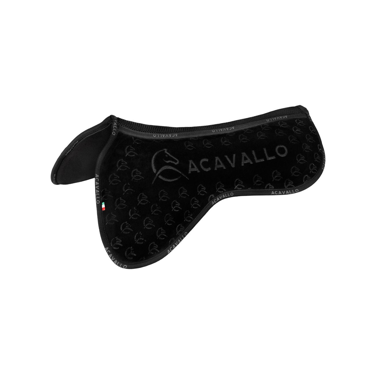 ACAVALLO Memory Pad Spine Free Close Contact Con Memory Foam E Sistema Silicon Grip Acavallo Nero AC860 BLACK 