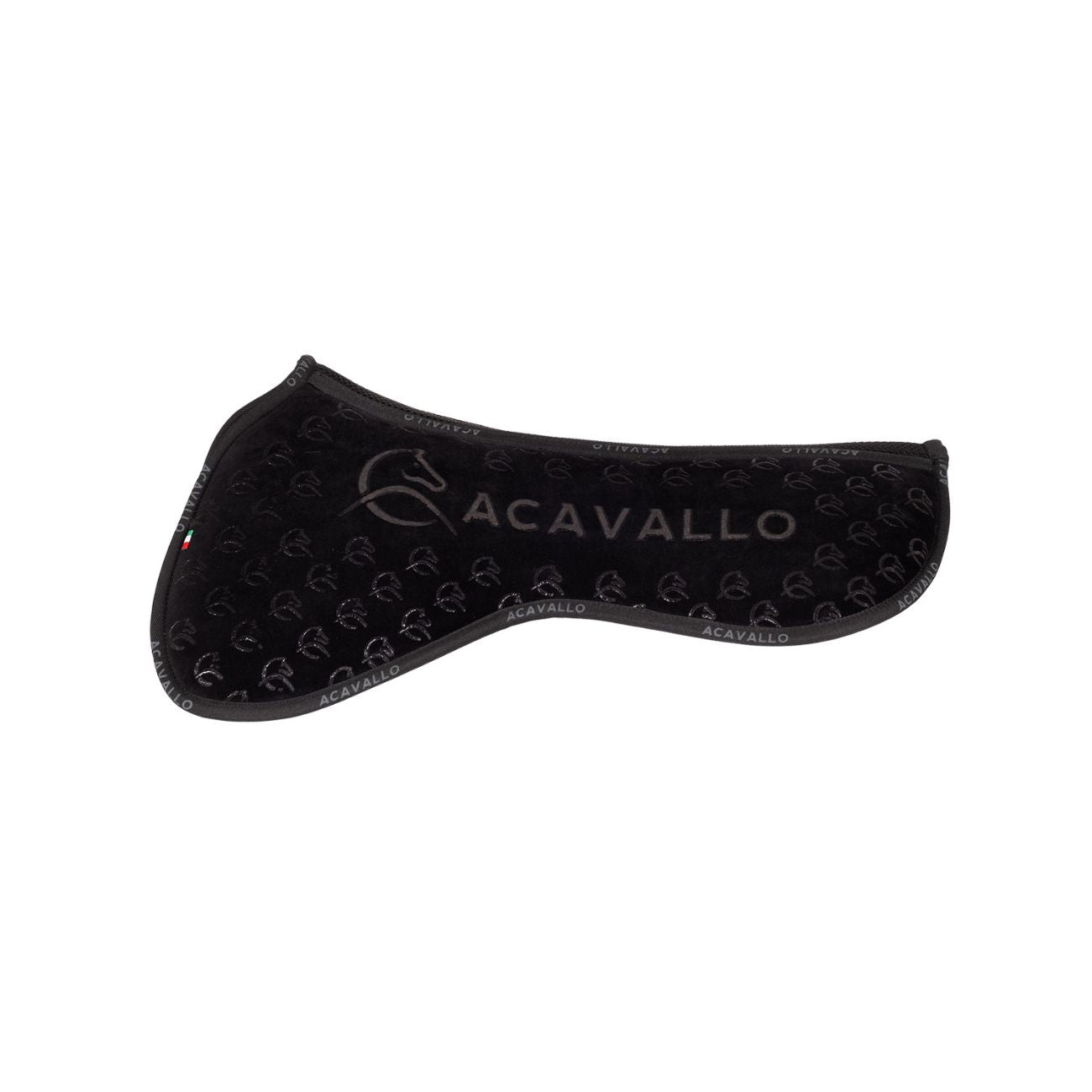 ACAVALLO Memory Pad Spine Free Close Contact Con Memory Foam E Sistema Silicon Grip Acavallo Nero AC860 BLACK 