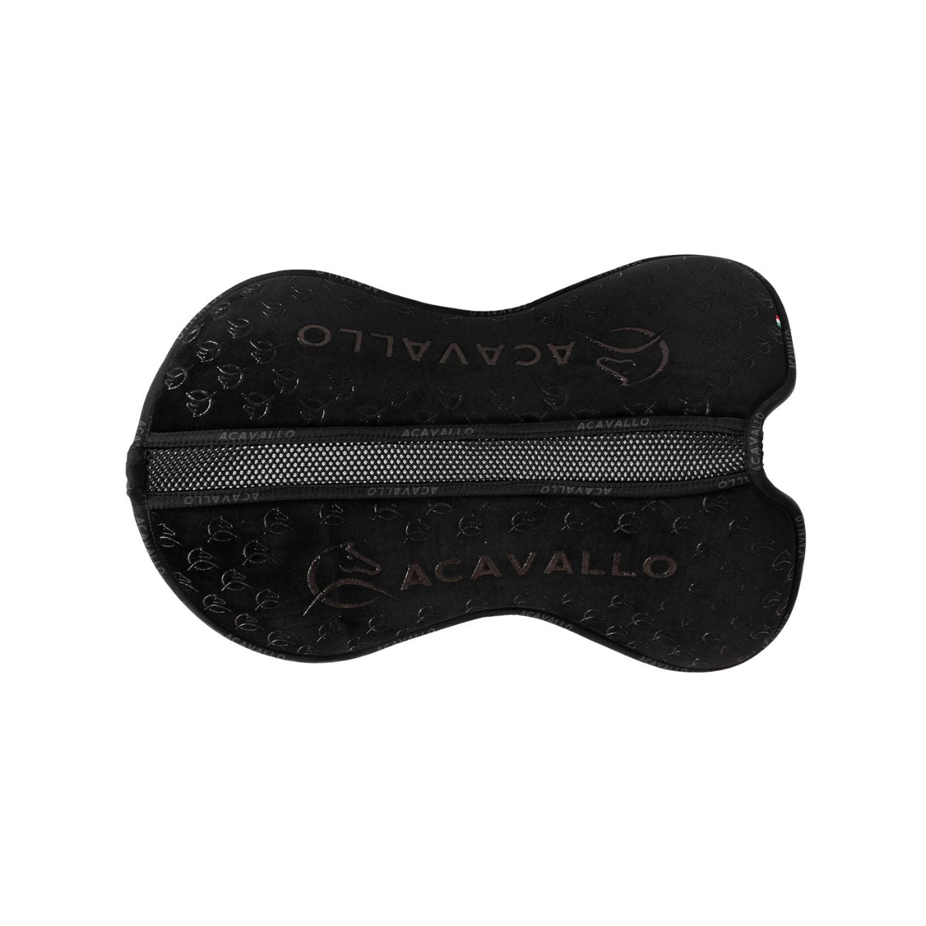 ACAVALLO Memory Pad Spine Free Close Contact Con Memory Foam E Sistema Silicon Grip Acavallo Nero AC860 BLACK 