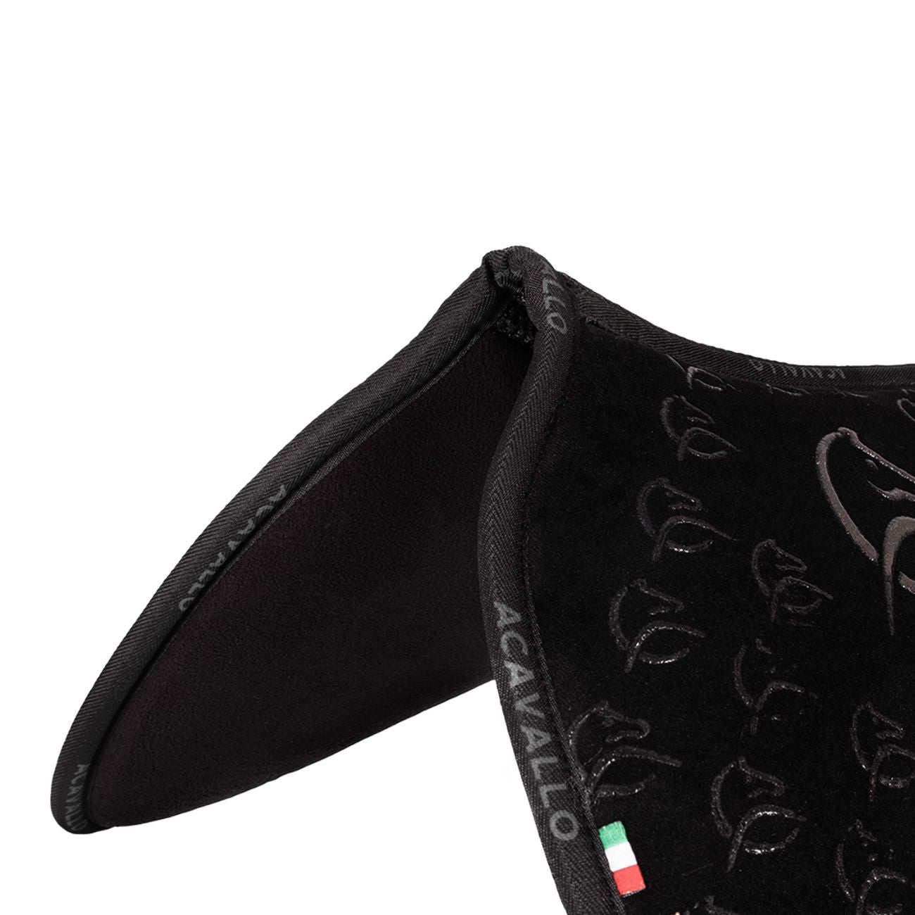ACAVALLO Memory Pad Spine Free Close Contact Con Memory Foam E Sistema Silicon Grip Acavallo Nero AC860 BLACK 