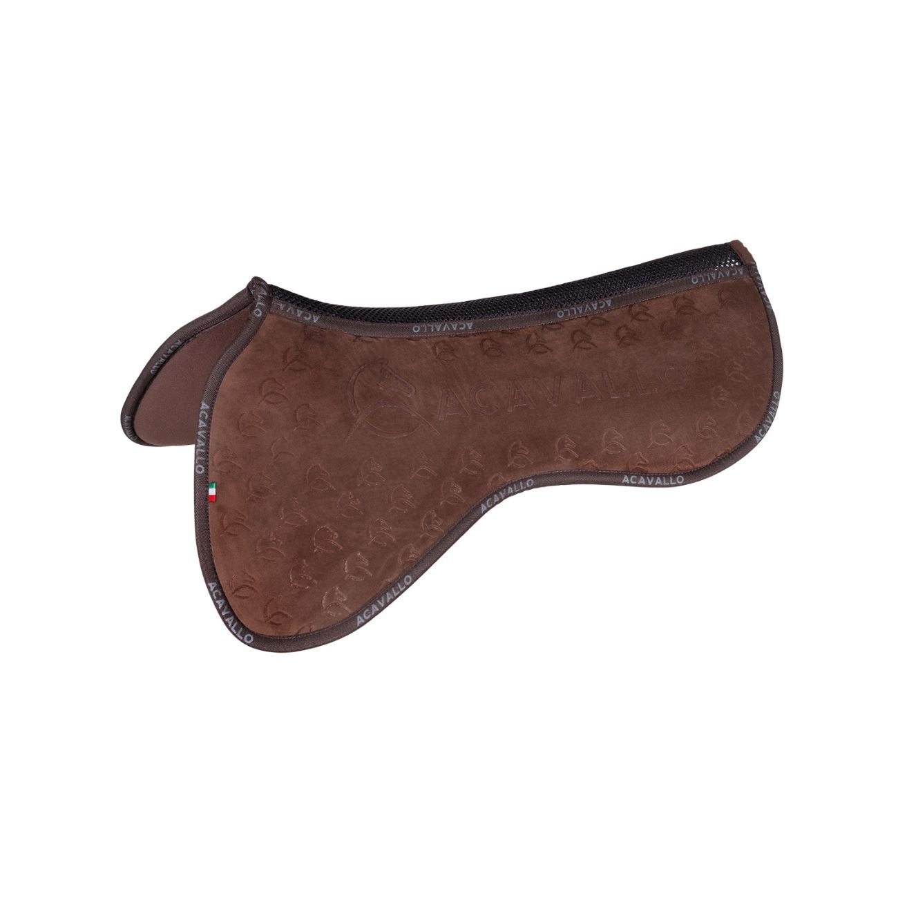 ACAVALLO Memory Pad Spine Free Close Contact Con Memory Foam E Sistema Silicon Grip Acavallo Marrone AC860 BROWN 