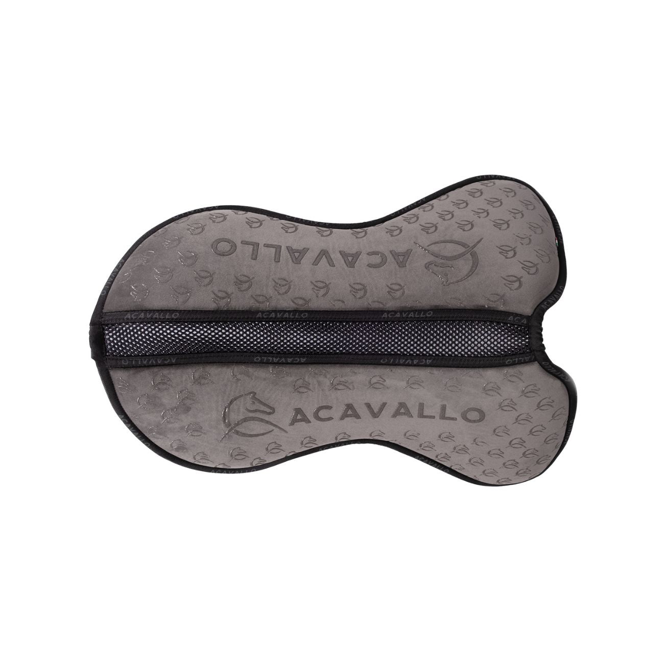 ACAVALLO Memory Pad Spine Free Close Contact Con Memory Foam E Sistema Silicon Grip Acavallo Grigio AC860 GRIGIO 
