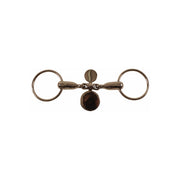 AMAHORSE Filetto Ad Anelli Spezzato In Tre Con Abbassalingua Amahorse 09UMMO00036 INOX 