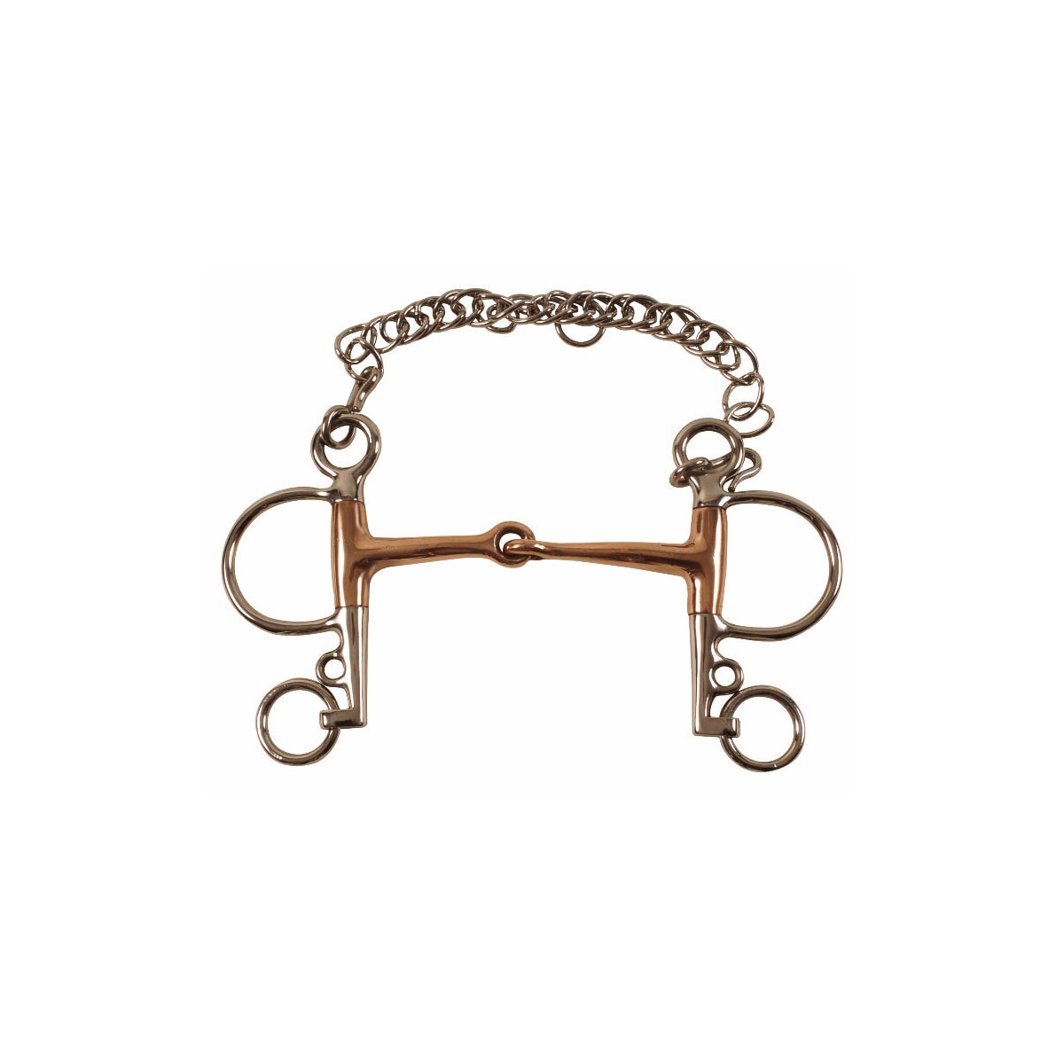 AMAHORSE AMAHORSE PELHAM INOX SNODATO IMBOTTITO RAME Argento PELHAM 09UMMO00077 09UMMO00077 INOX 