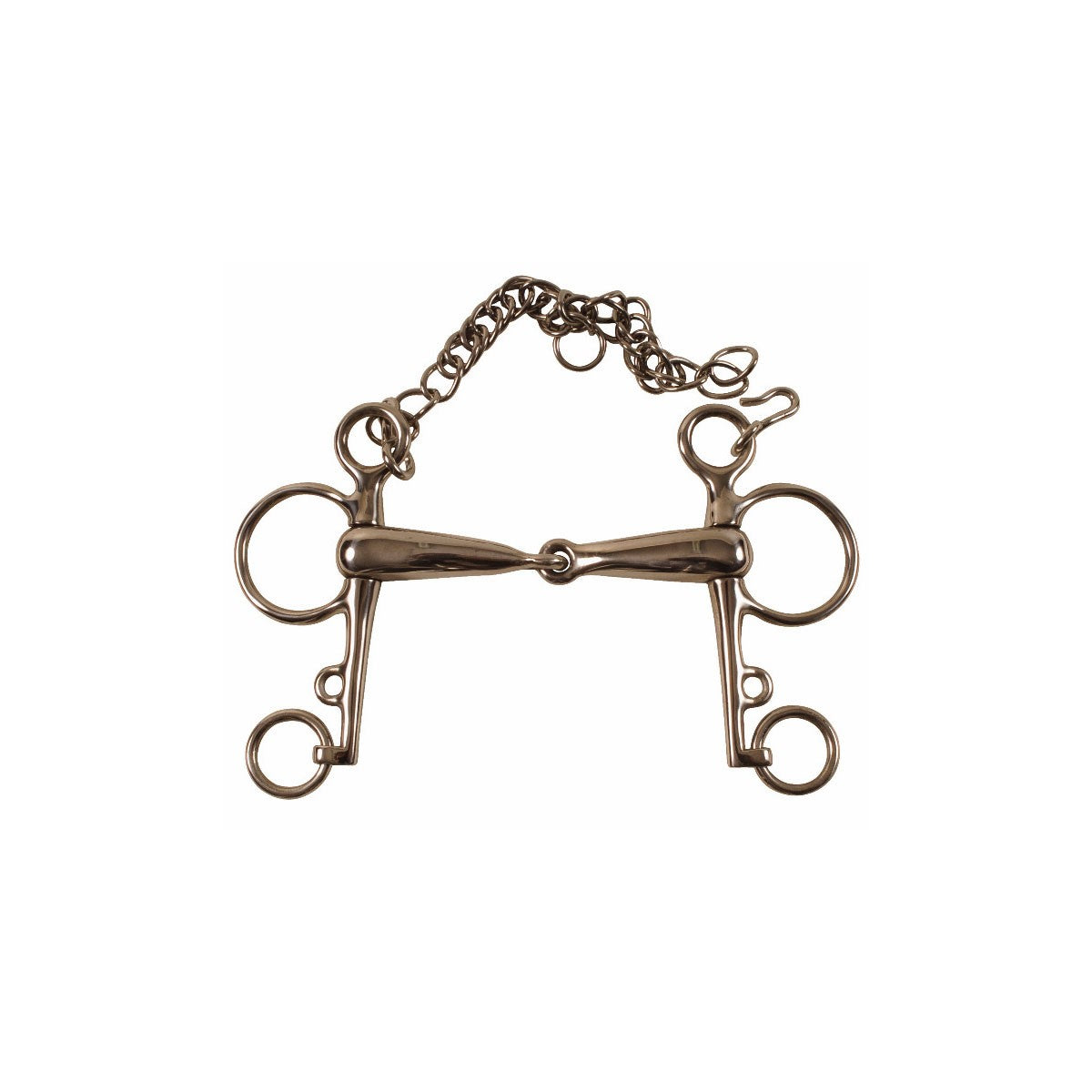 AMAHORSE AMAHORSE PELHAM SNODATO VUOTO 23mm Argento PELHAM 09UMMO00096 09UMMO00096 INOX/NERO 