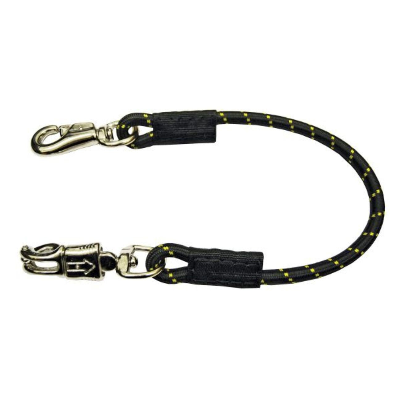 AMAHORSE Tirante Elastico Con Doppio Moschettone 75cm Amahorse DM00100 NERO 