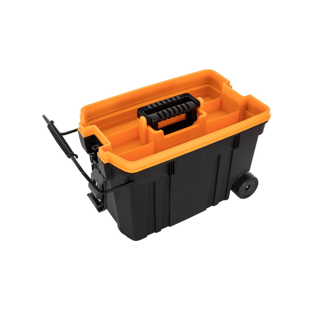 AMAHORSE Baule Trolley Medio Con Due Ruote VA00013 NERO 