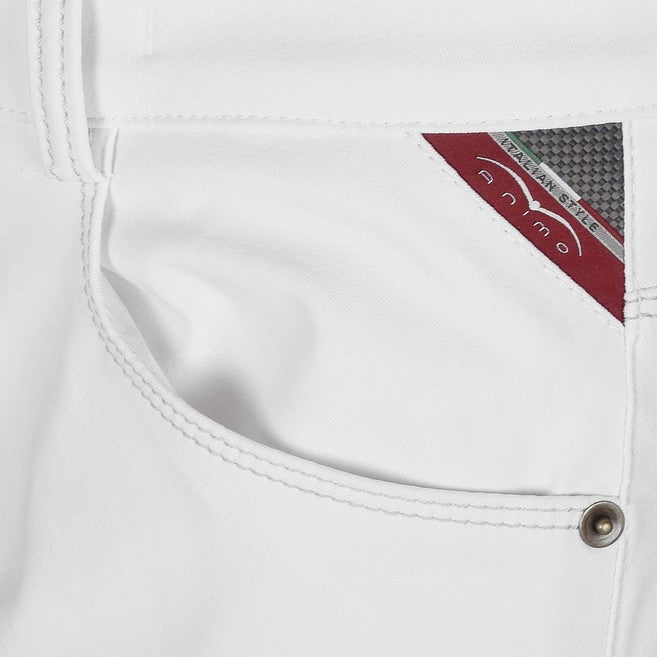 ANIMO ANIMO Momi Animo Bianco Pantaloni Da Equitazione 21AM-MOMI 02BIANCO 