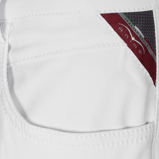 ANIMO ANIMO Nappo Animo Bianco Pantaloni Da Equitazione 21AM-NAPPO 02BIANCO 