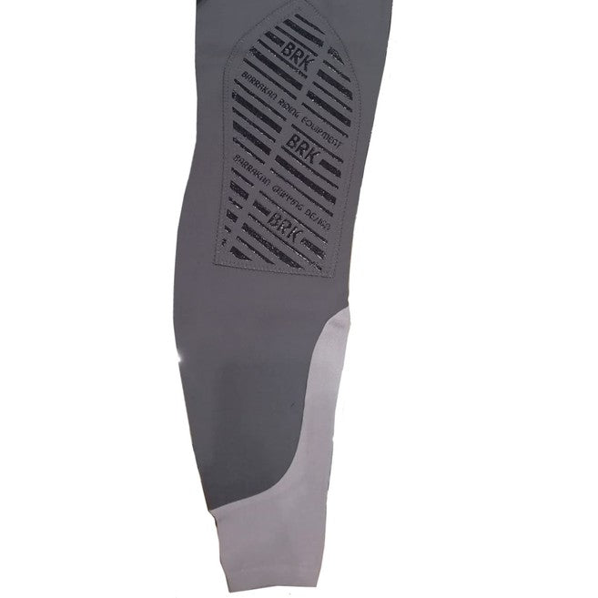 BARRAKAN Barrakan Pantalone Leggero Da Equitazione Donna Con Grip E Toppa Mod.Alaska Grigio 25BKALASKA-SUMMER 394GRIGIO 