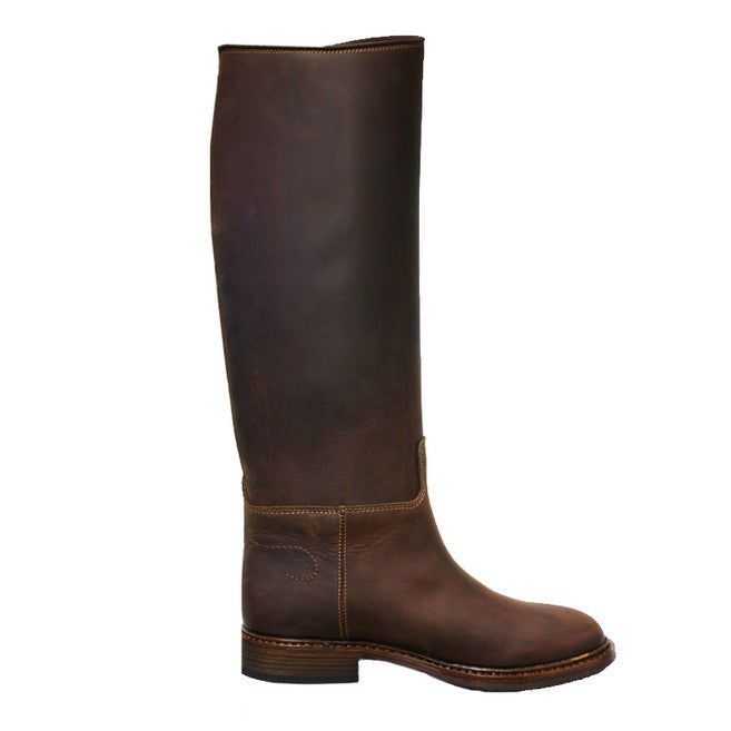 BUTTERO Buttero Stivale Maremma Marrone - stivale da equitazione in pelle di vitello 09BUJCB11500 MARRONE 