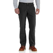 CARHARTT Carhartt Rugged Flex Rigby Dungaree Black pantaloni canvas 29CA-102291 BLACK 