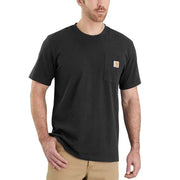 CARHARTT Carhartt Relaxed Fit Heavyweight Pocket T-Shirt Black t-shirt in jersey pesante 29CA-103296 BLACK 