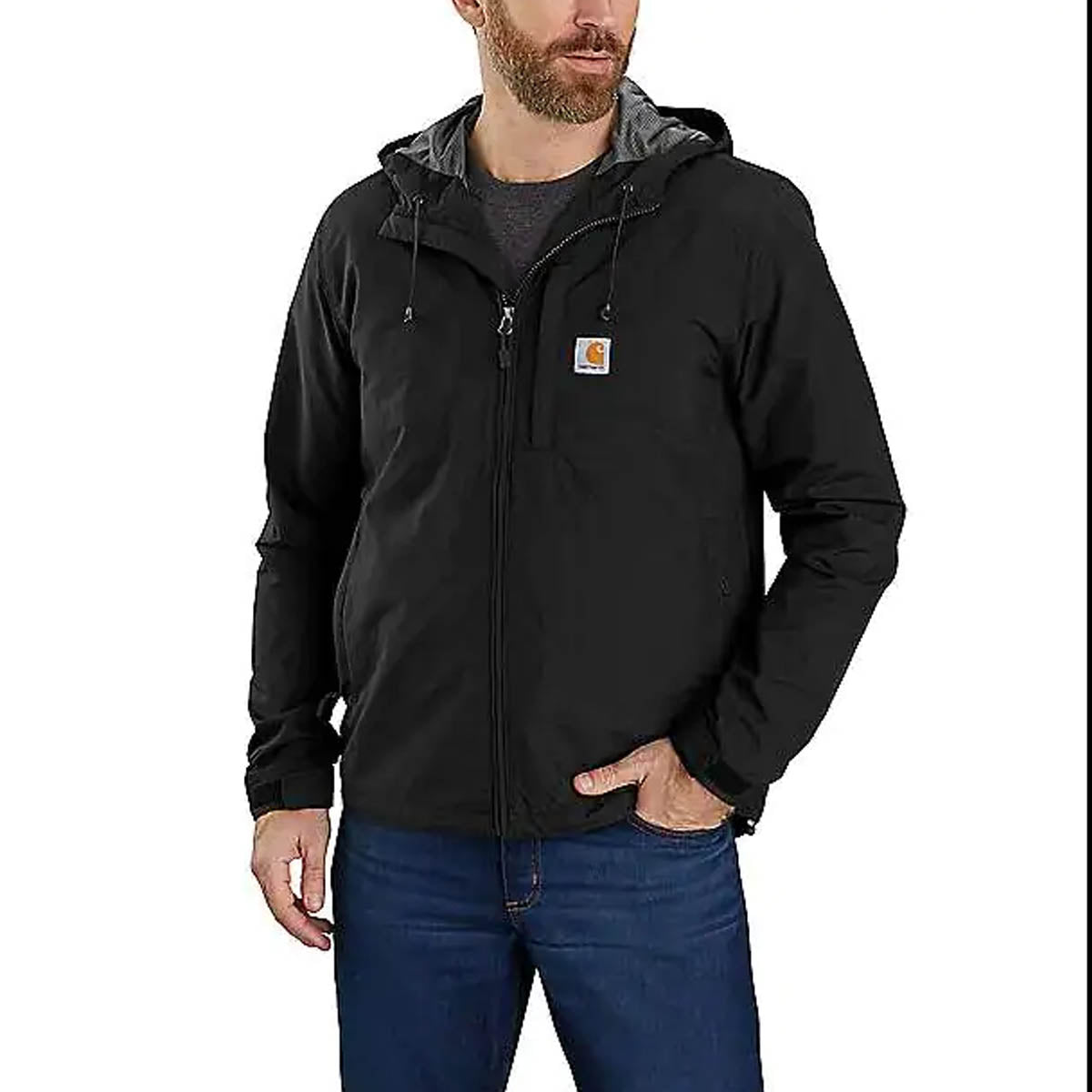 CARHARTT Carhartt Rain Defender Lightweight Jacket Black giacca leggera in nylon 29CA-104671 BLACK 