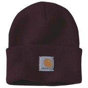 CARHARTT Carhartt Knit Cuffed Beanie Prugna berretto in maglia a coste 29CA-A18 BLACKBERRY 