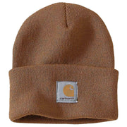 CARHARTT Carhartt Knit Cuffed Beanie Brown berretto in maglia a coste 29CA-A18 BROWN 