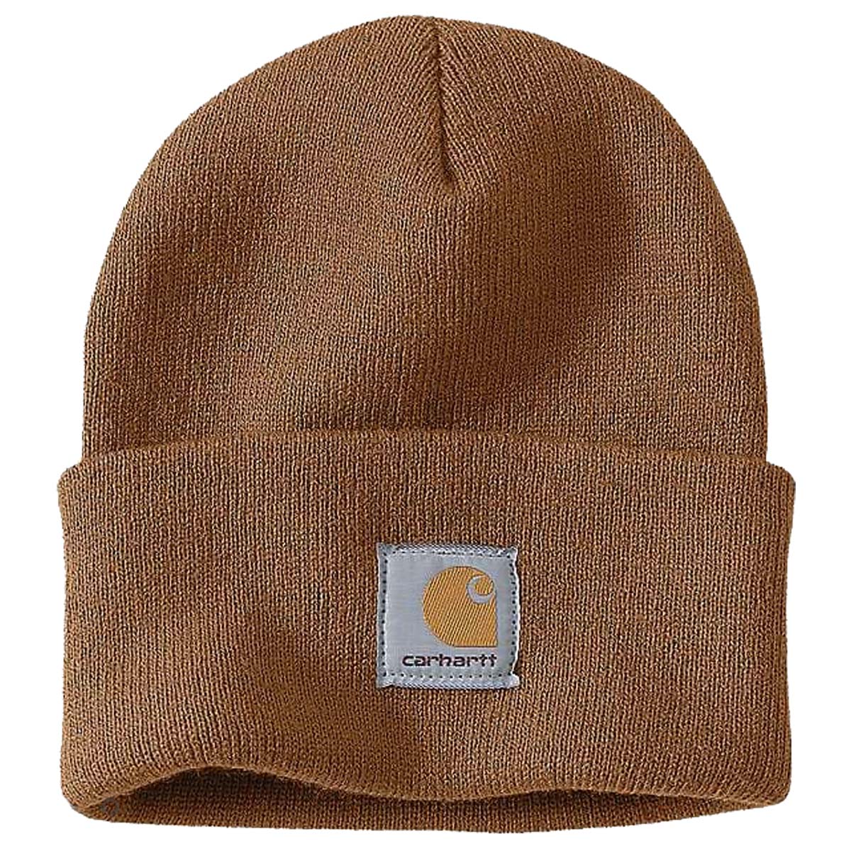 CARHARTT Carhartt Knit Cuffed Beanie Brown berretto in maglia a coste 29CA-A18 BROWN 