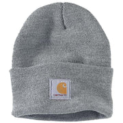 CARHARTT Carhartt Knit Cuffed Beanie Grey berretto in maglia a coste 29CA-A18 GREY 