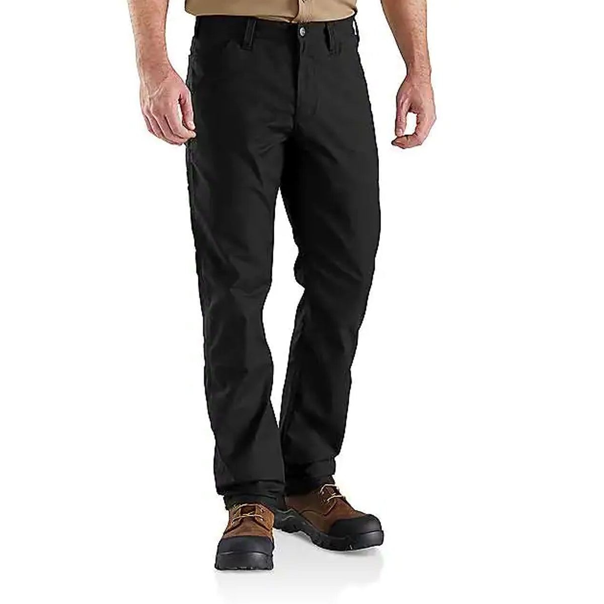 CARHARTT Carhartt Rugged Professional Rugged Flex Pant Nero pantalone professionale in canvas elasticizzato, resistente alle pieghe e alle macchie 30CA-103109 BLACK 