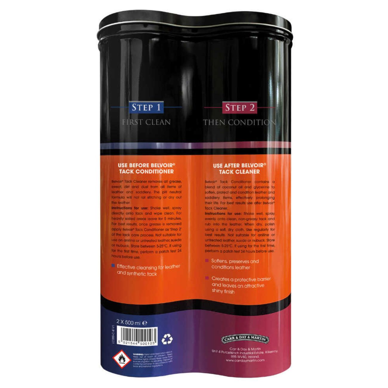 CARR AND DAY AND MARTIN Kit Completo Leather Care Pack Duo Step 1+ Step 2 Carr & Day & Martin 726023 NEUTRO 