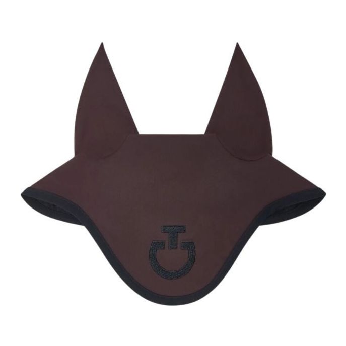 CAVALLERIA TOSCANA Cuffietta Antimosche Con Logo Cavalleria Toscana Marrone 09CT-CUF043JE010 4B99 CACAO BLACK 