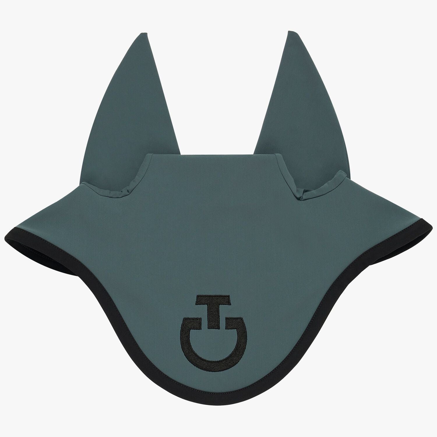 CAVALLERIA TOSCANA Cuffietta Antimosche Con Logo Cavalleria Toscana Verde 09CT-CUF043JE010 5999PETROLEUM BLACK 
