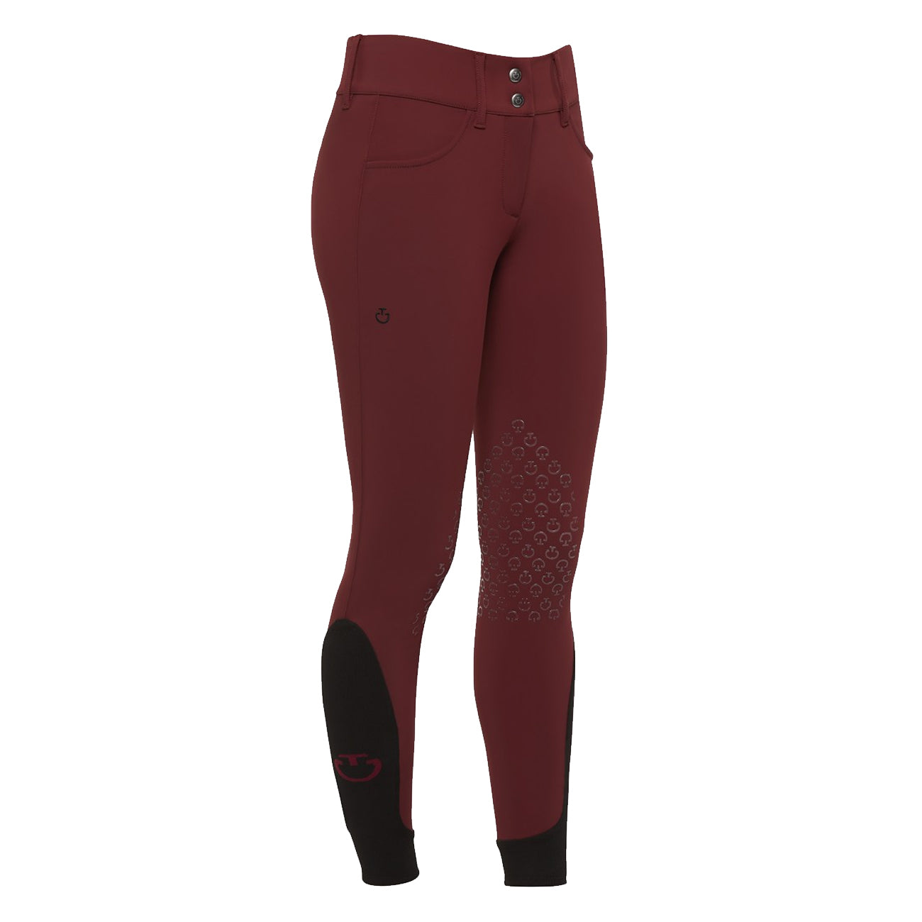 CAVALLERIA TOSCANA Cavalleria Toscana Pantaloni Da Equitazione 25CTPAD090JE010 Bordeaux 25CTPAD090JE010 3700BURGUNDY 