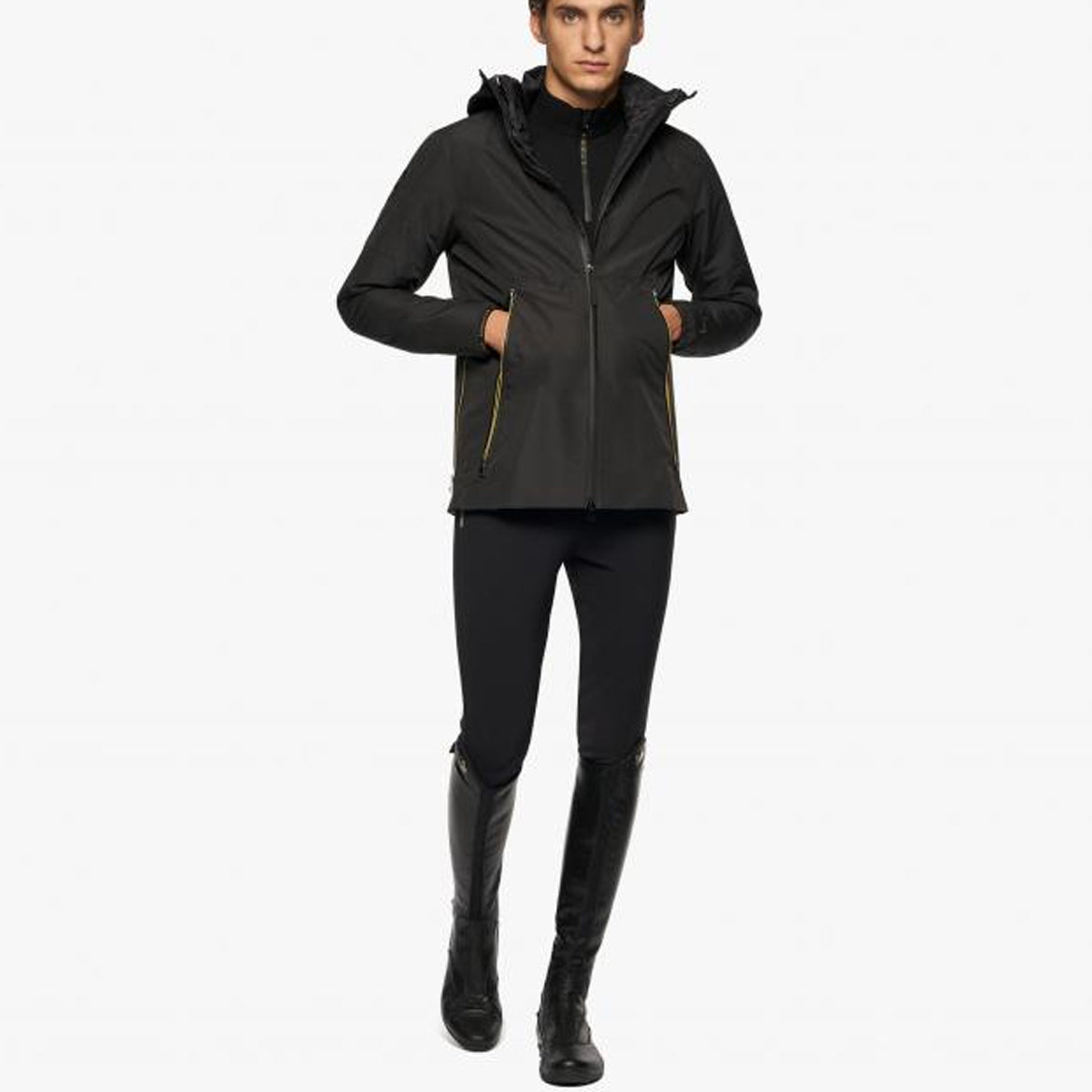 CAVALLERIA TOSCANA Giubbotto Da Uomo Cavalleria Toscana 29CT-GIU264NY094 9999BLACK 