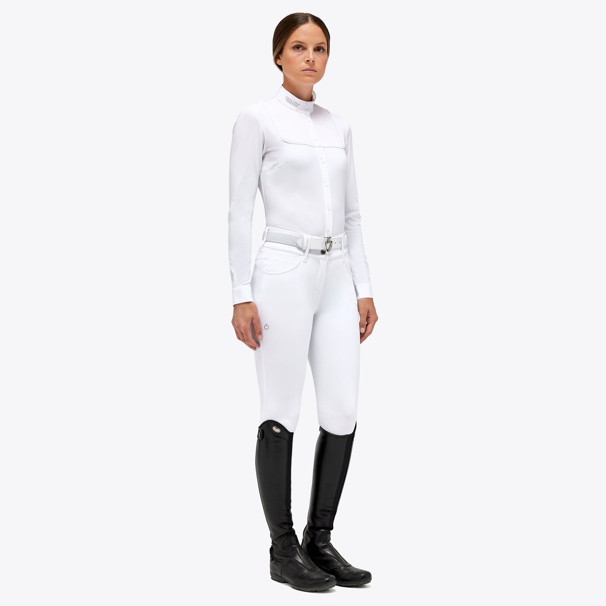 CAVALLERIA TOSCANA Cavalleria Toscana Camicie Da Concorso 30CT-CAD233JE0220001 Bianco 30CT-CAD233JE022 0001 WHITE 