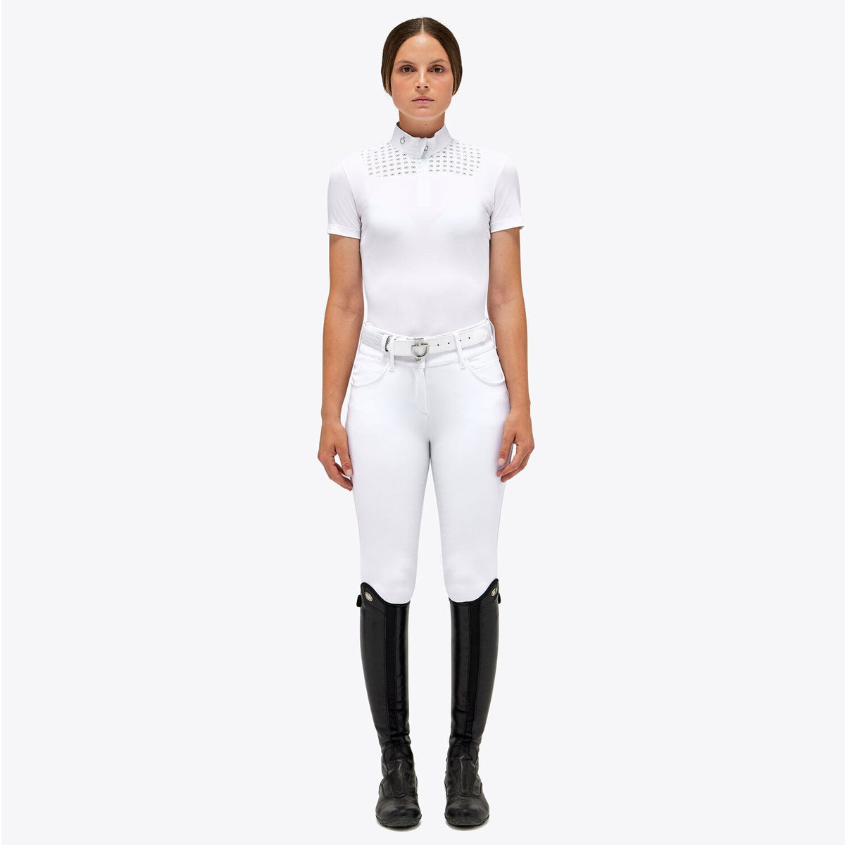 CAVALLERIA TOSCANA Cavalleria Toscana Camicie Da Concorso 30CT-POD335PA0730101WHITE/KNIT Bianco 30CT-POD335PA073 0101WHITE/KNIT 