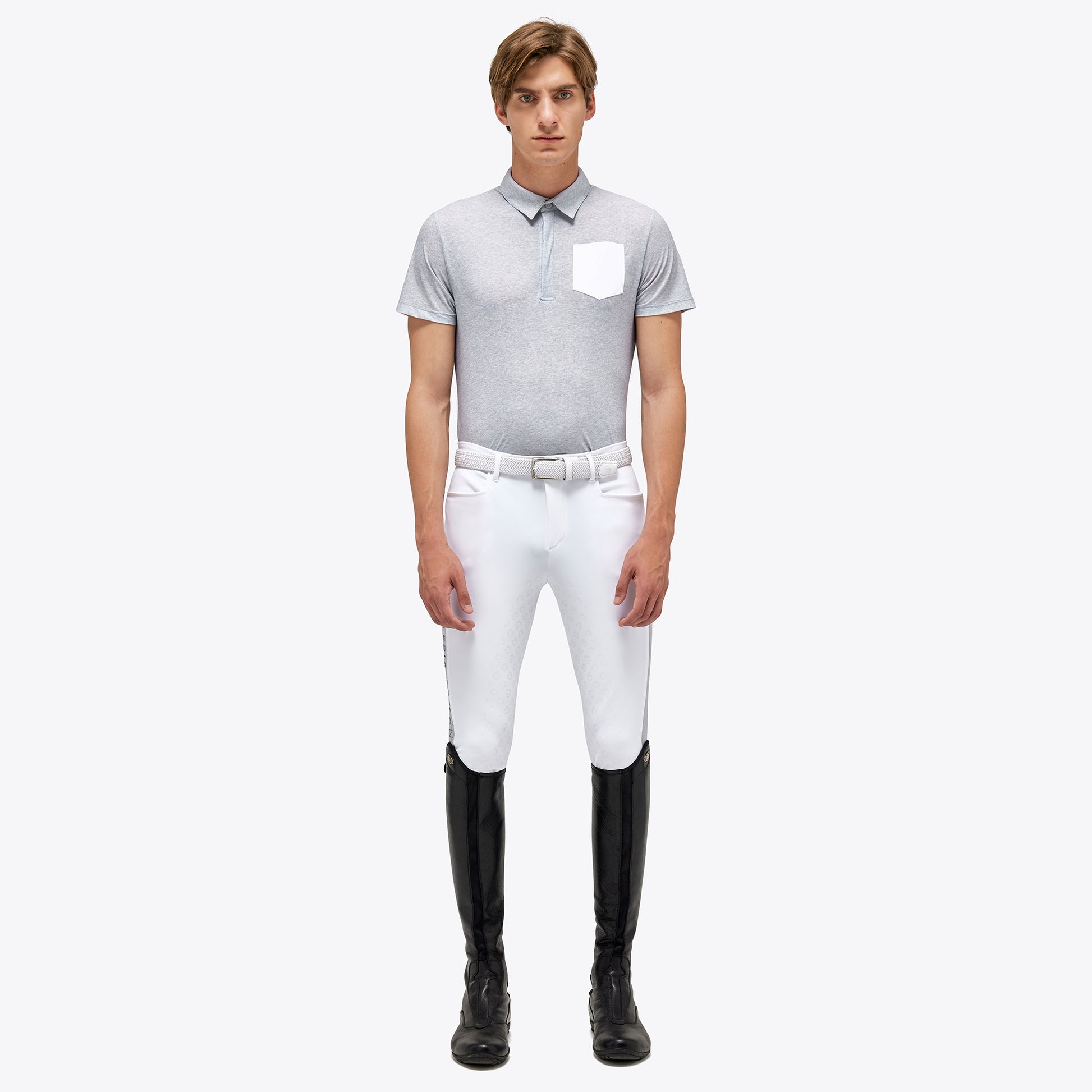 CAVALLERIA TOSCANA Cavalleria Toscana Polo E Camicie 30CT-PUO332JE1768100 Grigio 30CT-PUO332JE176 8100 LIGHT GREY 