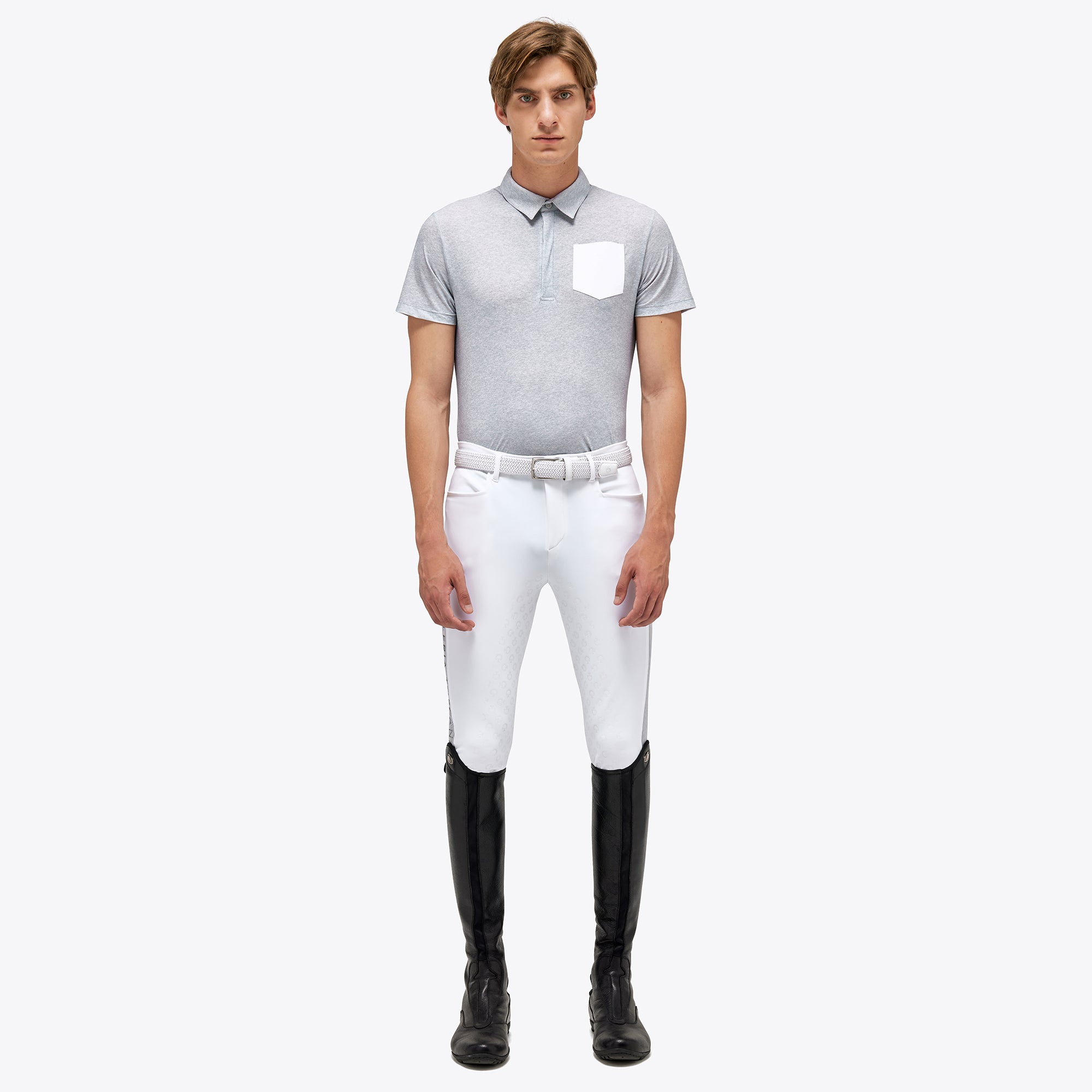 CAVALLERIA TOSCANA Cavalleria Toscana Polo E Camicie 30CT-PUO332JE1768100 Grigio 30CT-PUO332JE176 8100 LIGHT GREY 
