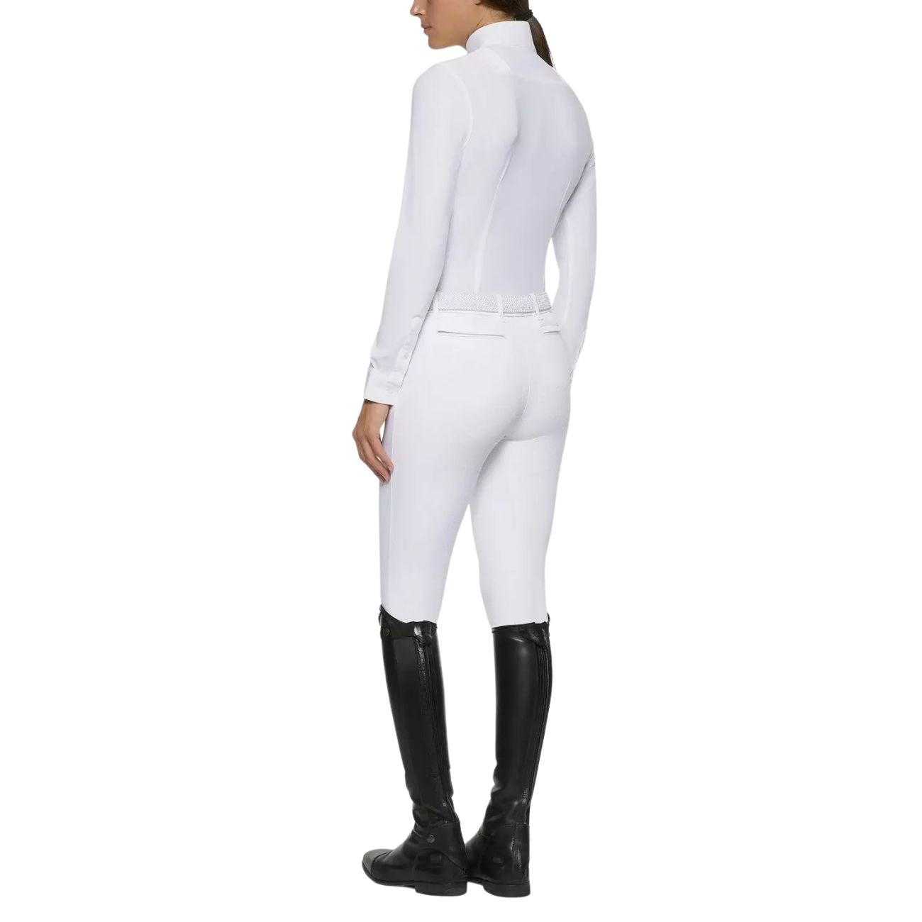 CAVALLERIA TOSCANA Camicia Da Concoso Donna A Manica Lunga American Bianco CAD097JF024 BIANCO 