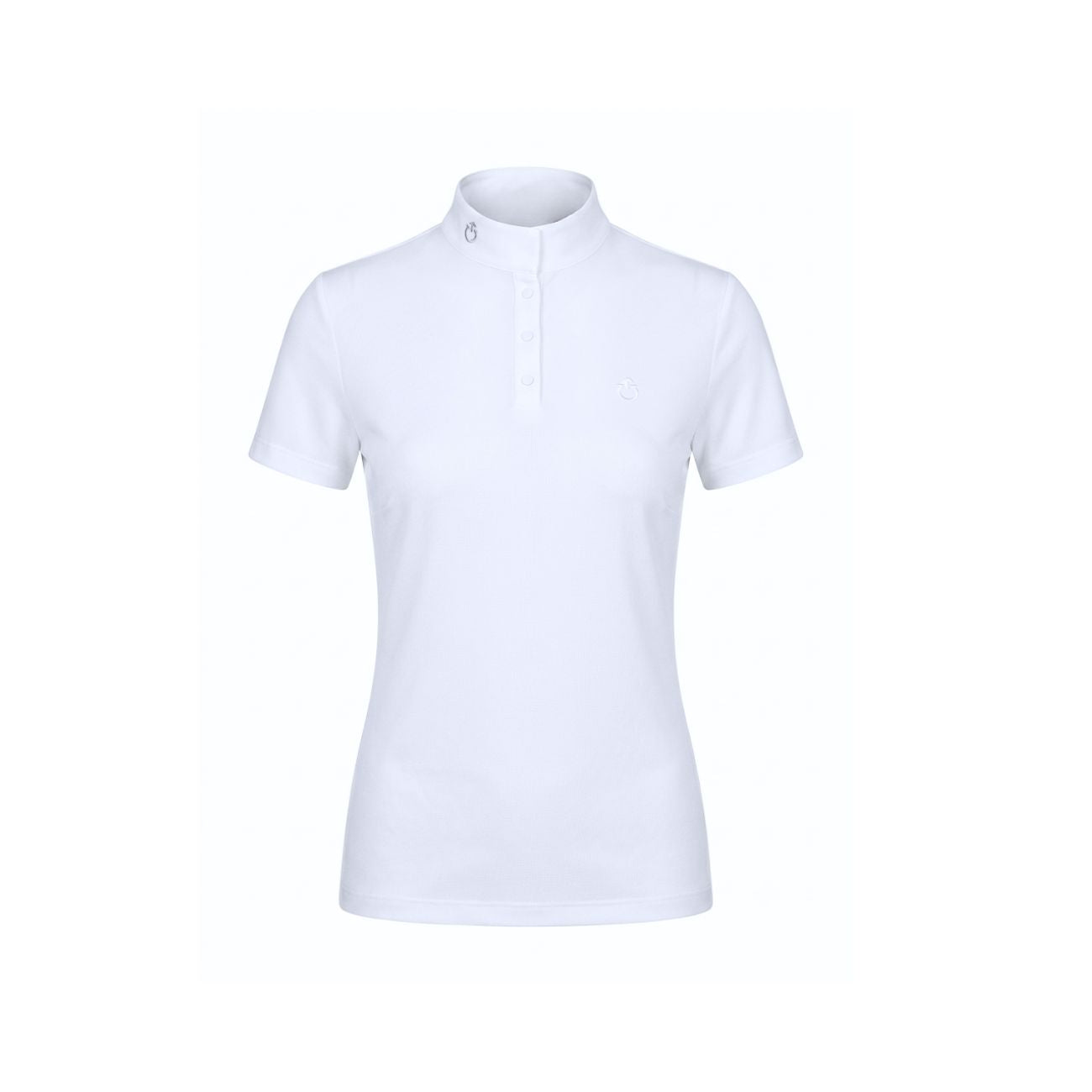 CAVALLERIA TOSCANA Polo Da Concorso Donna Jersey Competition CAD277JE155 BIANCO 