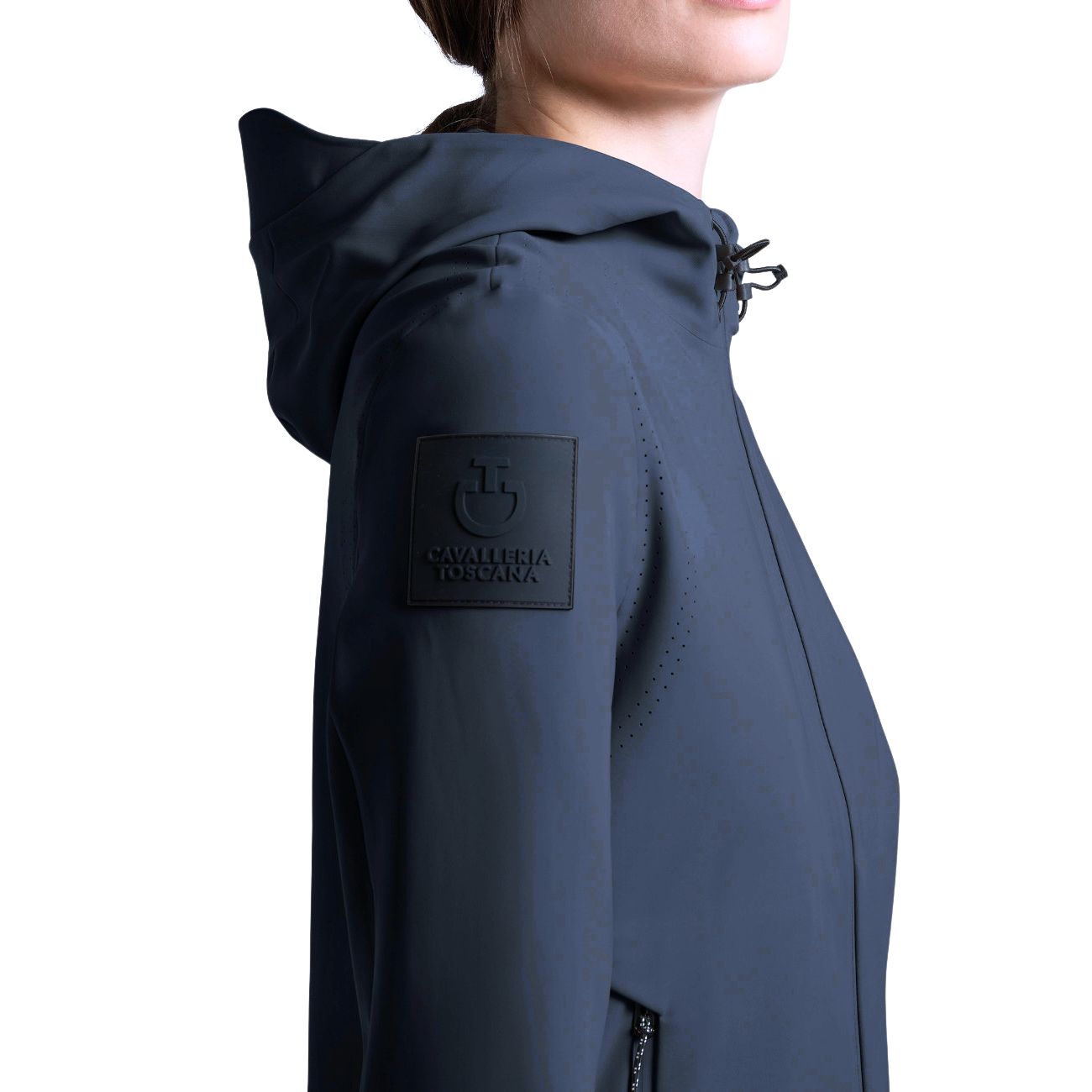 CAVALLERIA TOSCANA Softshell Donna Perforated Jersey Blu GID323JE246 NAVY 