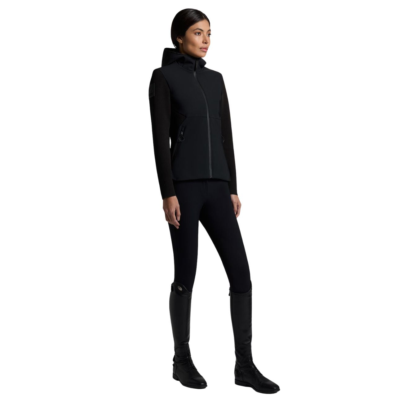 CAVALLERIA TOSCANA Softshell Donna Tech Knit GIU322JC046 BLACK 