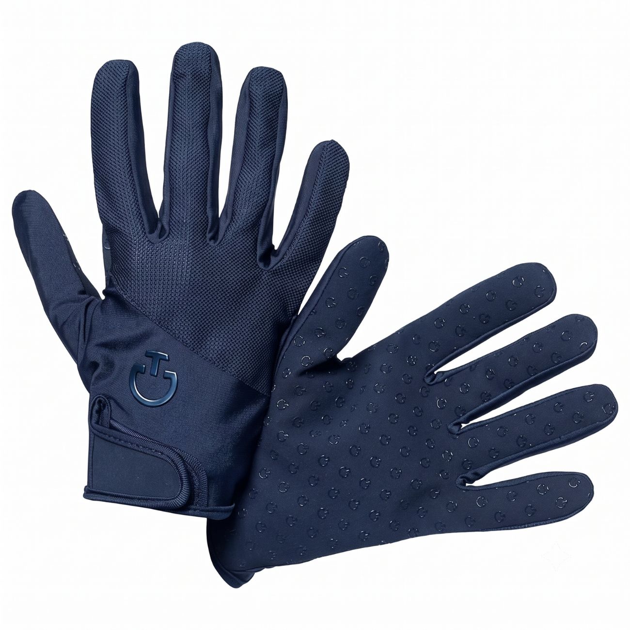 CAVALLERIA TOSCANA Guanti Estivi Con Inserto In Rete GNCT12PL058 BLU 