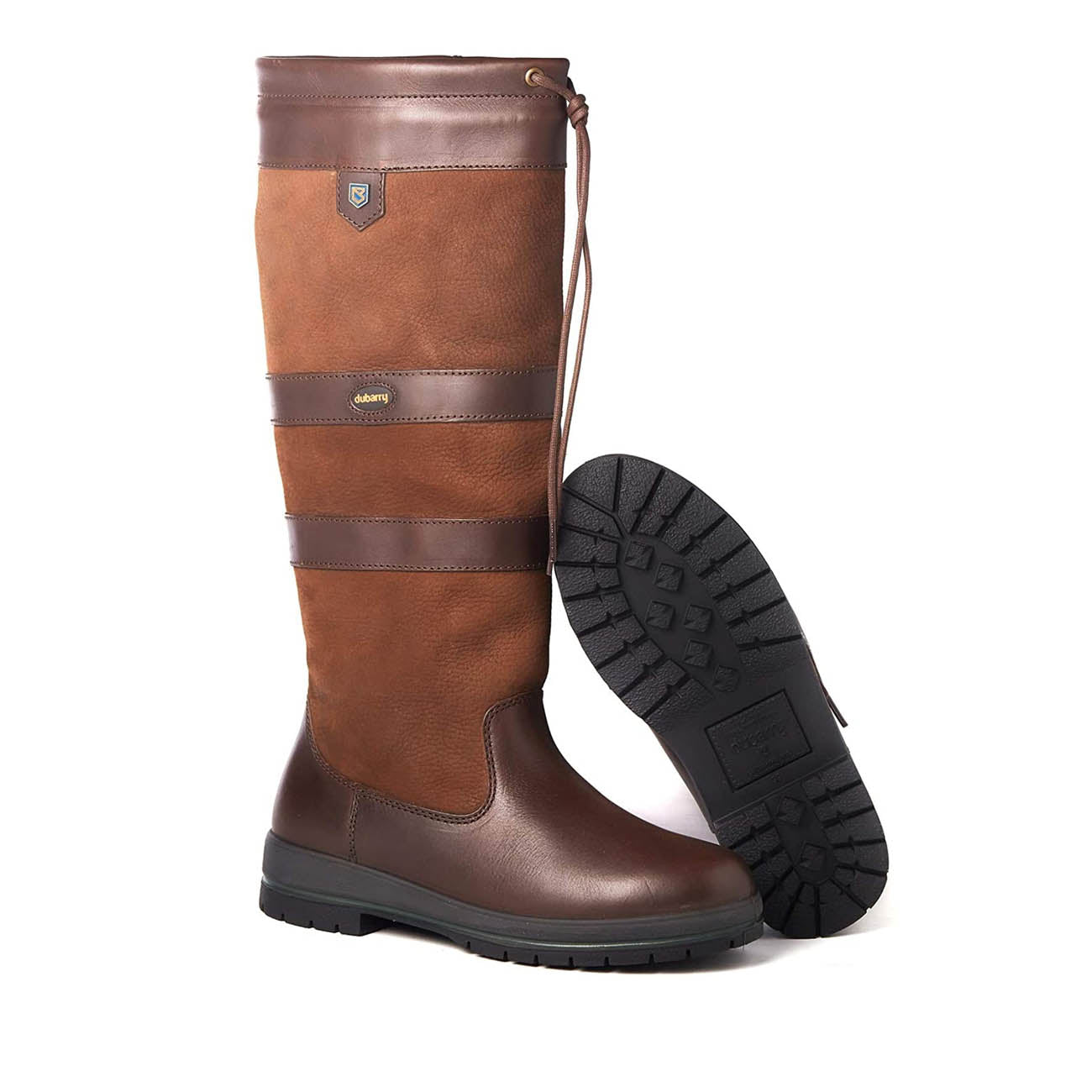 DUBARRY DUBARRY Galway Marrone stivali country impermeabili in pelle 09DU-3885 52WALNUT 