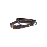 DYON DY'ON CINTURA IN CUOIO FIBBIERIA OTTONE DYON Marrone BORSE E CINTURE 09DY-BE02 MARRONE 