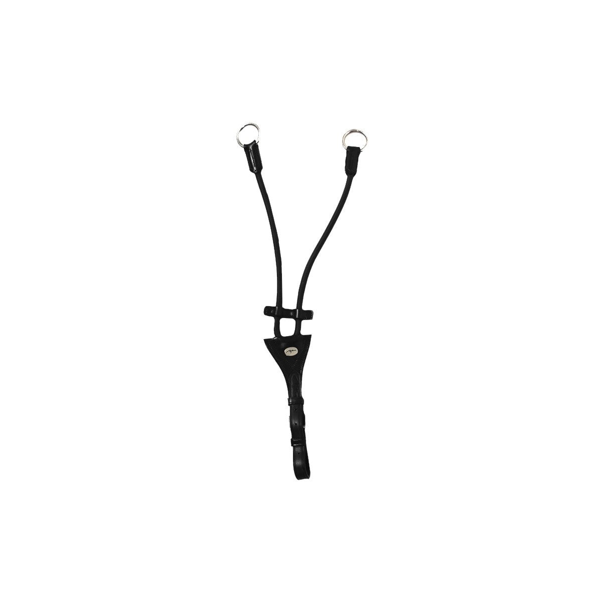 DYON DY'ON FORCHETTA MARTINGALA ELASTICA FIBBIERIA INOX Nero MARTINGALE E FORCHETTE 09DYB415 BLACK 