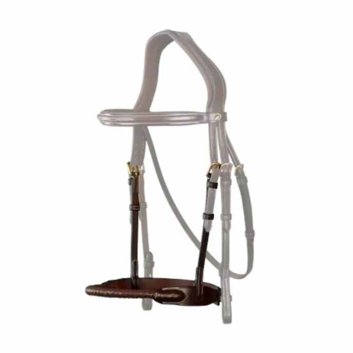 DYON DY'ON LEATHER COVER ROPE NOSEBAND D COLLECTION Marrone CAPEZZINI E CAPEZZE DY04I BROWN 