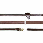 DYON DY'ON 1/2 HUNTER REINS D COLLECTION Marrone REDINI DY05F BROWN 